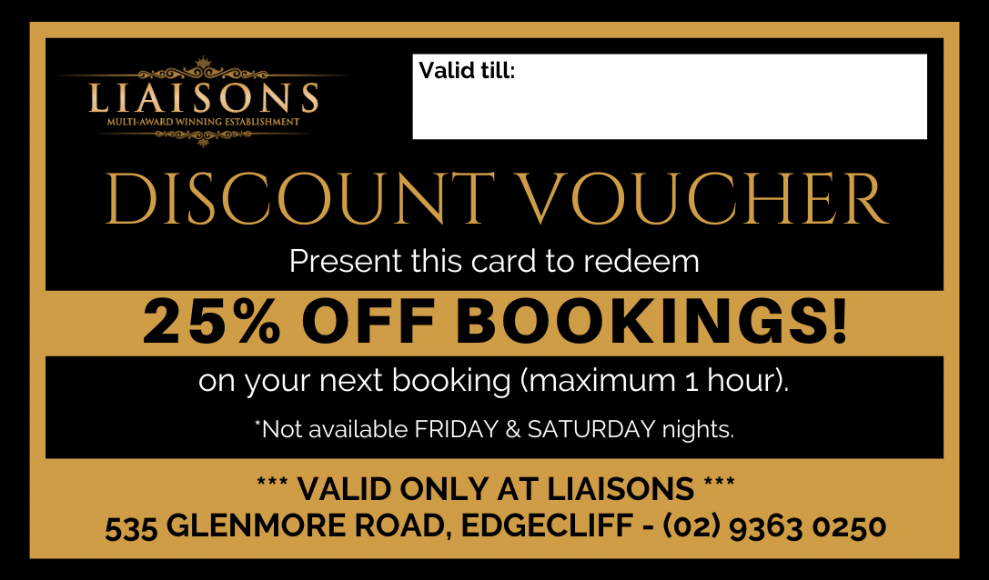 25% off every second visit!